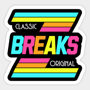 BREAKBEAT  - Classic Original Breaks ( Sticker